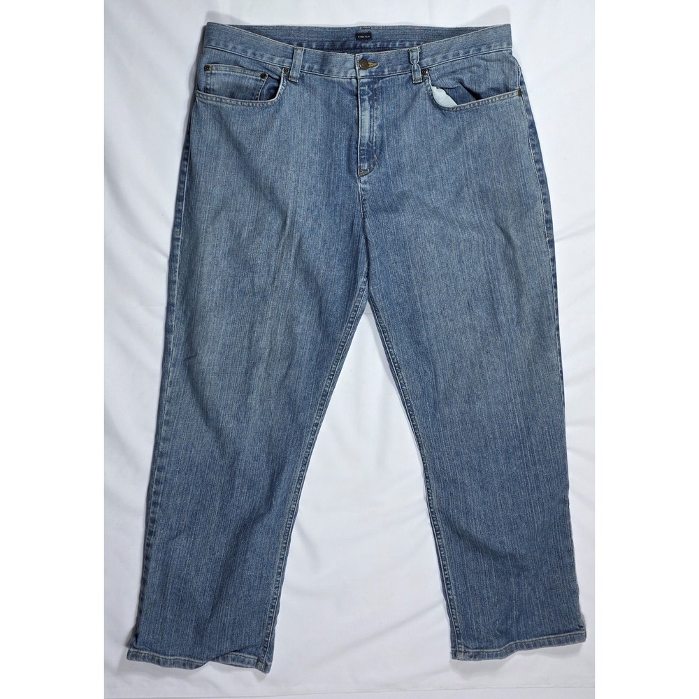 Jones New York Sport Today Jean Womens 16 Medium Wash Stretch Straight Leg Pants